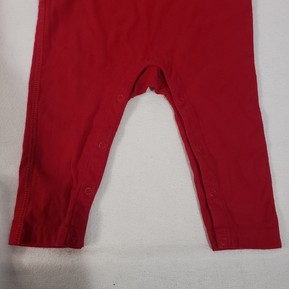 TEA COLLECTION Baby Infant Long Romper One Piece Red Blue Samurai Sz 6-12 Months - Picture 7 of 12